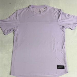 Adidas Men's Light Purple Short Sleeve Tee